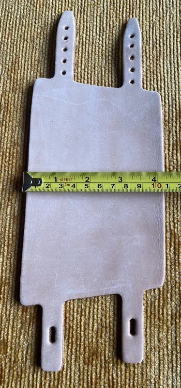 Wrist Band Blanks - 2 Straps - Nat Veg Tan